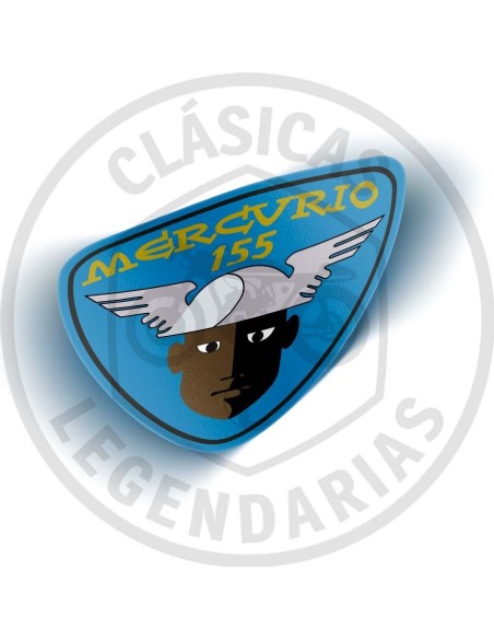 Anagrama Bultaco Mercurio 155 GT azul Claro  ref.BU99901408