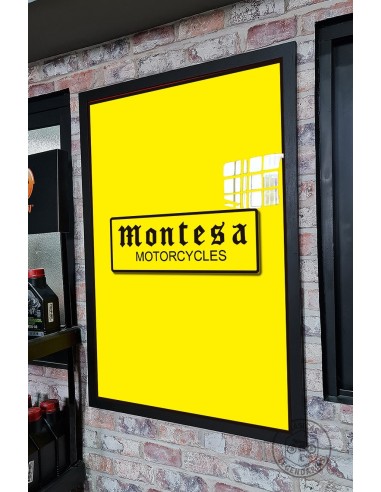 Marco decorativo 60x90 Montesa Motorcycles amarillo ref.CU01003