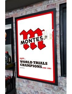 Marc decoratiu 60x90 Montesa World Champion ref.CU01012