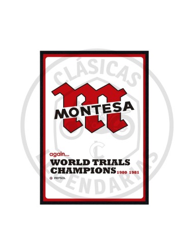 Marco decorativo 60x90 Montesa World Champion ref.CU01012