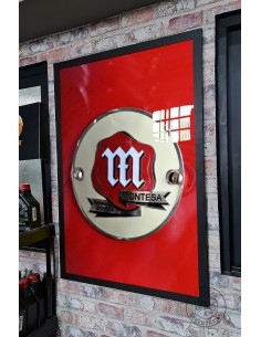 Decorative frame 60x90 classic Montesa logo ref.CU01150
