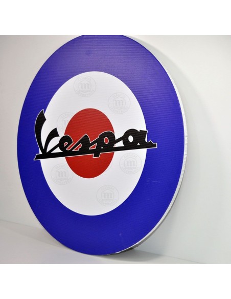 Cuadro decorativo pared emblema Vespa. Ref. CU10003