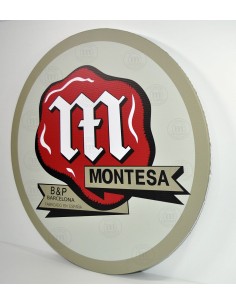 cuadro decorativo pared emblema montesa clásico