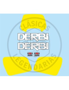 Derbi 74 TT stickers anagrams kit ref.DE00121002