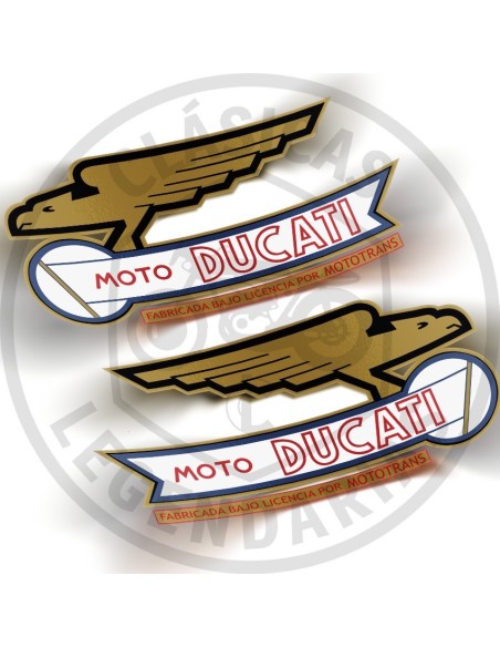 Anagramas deposito Ducati aguilas mototrans Ref.DU00120012