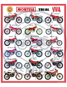 Poster motos Montesa Trial Nº7 ref.MG10007