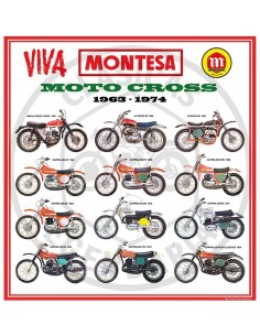 Poster motos Montesa motocross 1963-1974 Nº8 ref.MG10008