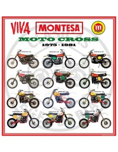 Poster motos Montesa motocross 1975-1981 Nº9 ref.MG10009