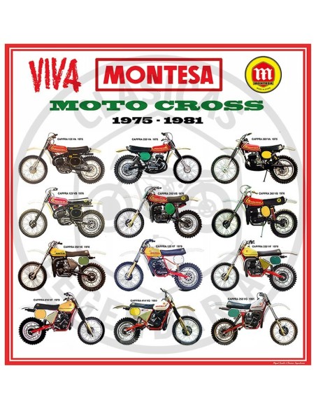 Poster motos Montesa motocross 1975-1981 Nº9 ref.MG10009