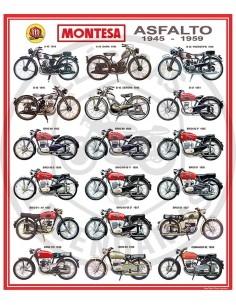 Poster motos Montesa motocross 1963-1974 Nº10 ref.MG10010