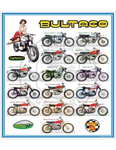 Poster Bultaco Shepa y Campera 1960 - 1970 Ref.MG10023