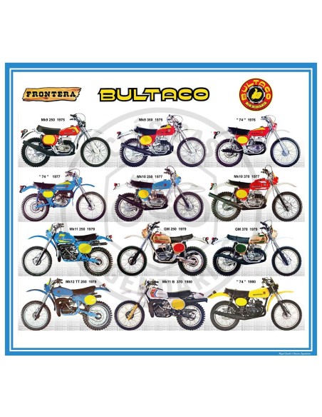 Poster Bultaco Frontera 1975 - 1980 Ref.MG10025