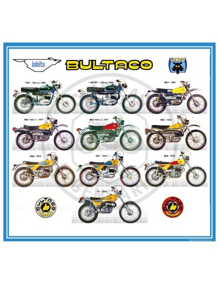 Poster Bultaco LOBITO 1966 - 1975 ref.MG10029