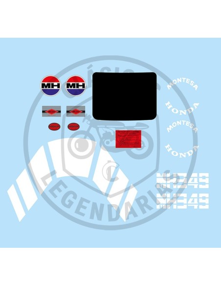 kit anagrames adhesius Montesa Cota MH349 1982 Ref.MH349001
