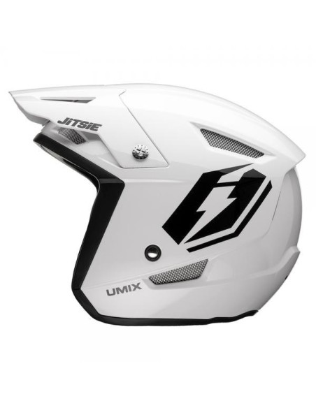 Casco trial HT1 UMIX blanco ref.OF030001