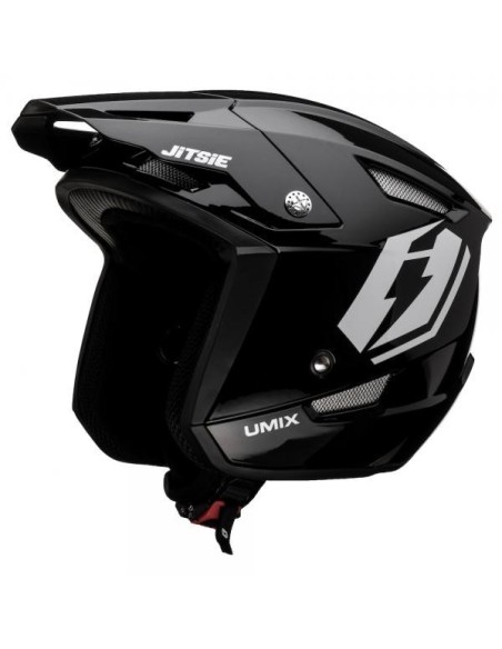 Casco trial HT1 UMIX Negro ref.OF030002