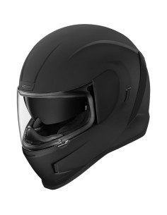 Casco ICON AFRM Negro Goma ref.PE010112096