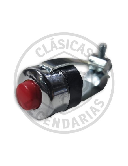 Boton paro moto universal clasico Cromado ref.PE030013012