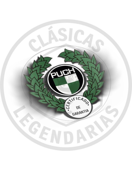 Anagrama deposito puch Certificado de garantia ref.PU003.2.22.080.9