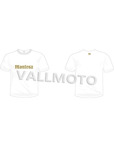 camiseta montesa gotico manga corta