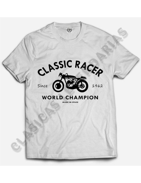 camiseta montesa impala racer blanca manga corta