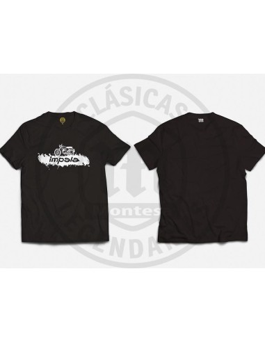 T-shirt with Montesa Impala Paint Pot design, avaiable in colours