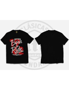 Camiseta de manga corta con diseño de Montesa Bron to ride, disponibe en varios colores y tallas