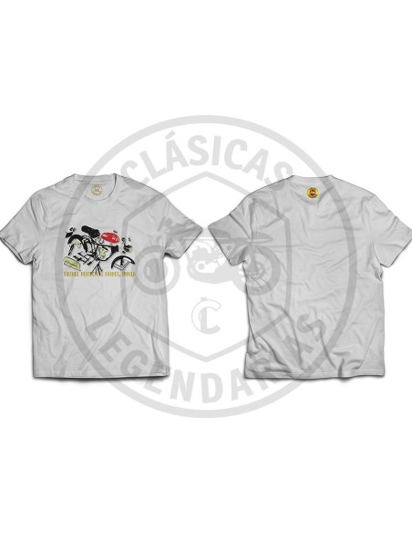 Vintage motorcycle frames Montesa impala t-shirt ref.R01190