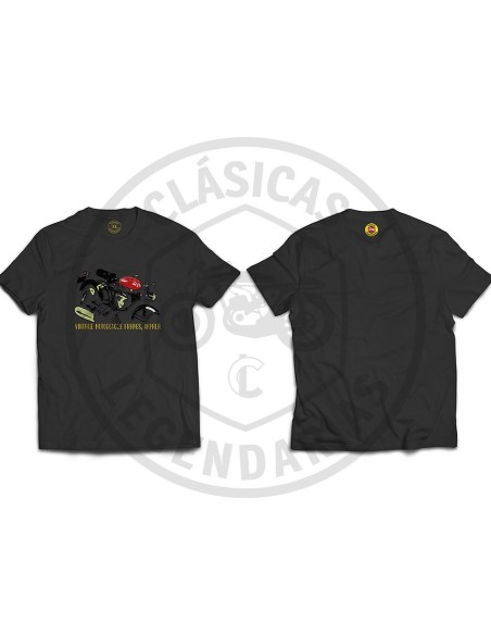 Vintage motorcycle frames Montesa impala t-shirt ref.R01190