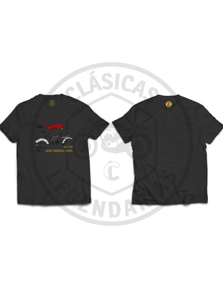 Camiseta vintage motorcycle frames Montesa Cota 348 ref.R01191