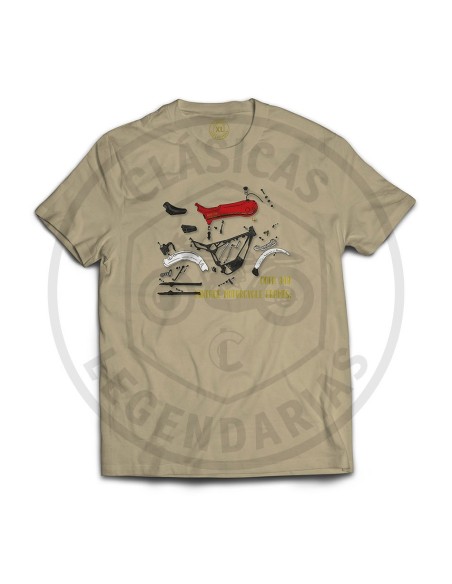 Camiseta vintage motorcycle frames Montesa Cota 348 ref.R01191