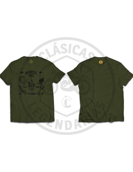 Motorcycle parts vintage t-shirt ref.R01505