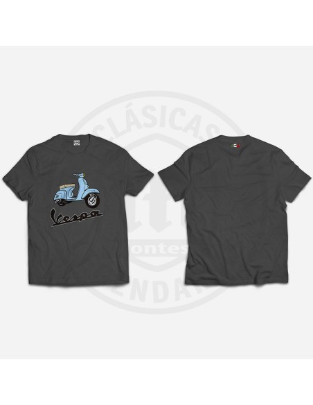 Camiseta Moto Vespa a color