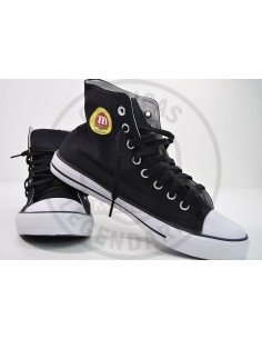 Zapatillas de tela unisex caña alta 2