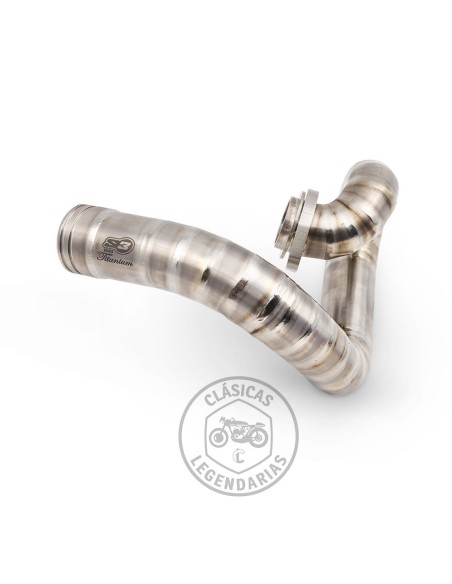 Codo escape Montesa Cota 315 Titanio Ref.S318320-NN3-740