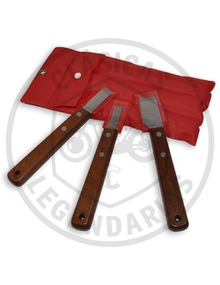 Rascadores limpieza de acero inoxidable 3 piezas ref.SF0201001