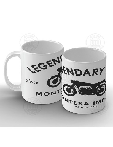 Taza personalizada con logo Montesa Impala Legendary