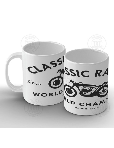 Taza personalizada con logo Montesa Classic Racer