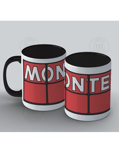 Taza de ceramica personalizada con logo montesa catalogo