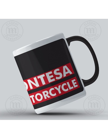 Taza de ceramica personalizada con logo montesa Motorcycle