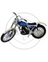 Maqueta Bultaco Sherpa T199B Blanca-azul escala 1:6 ref.11111