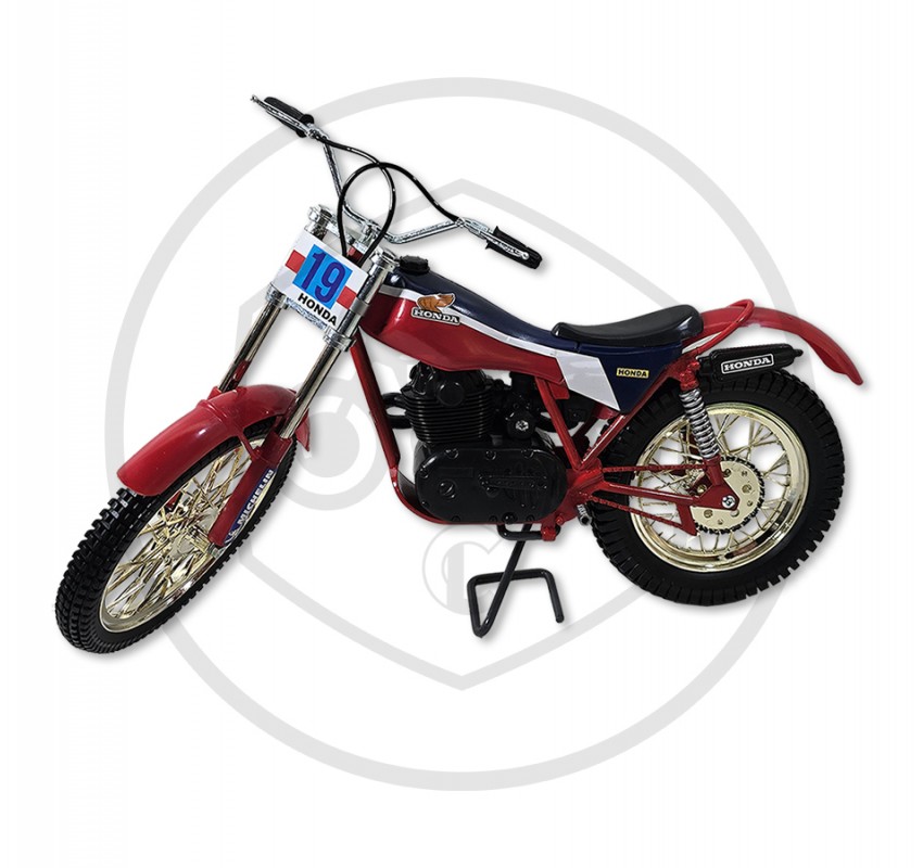 Honda Trial TRL motorcycle replica model, 1:6 scale, ref.11119