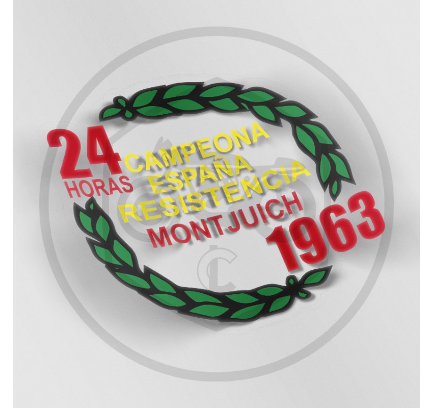 Sticker anagram Champion Spain resistance Montesa ref.AML-2052