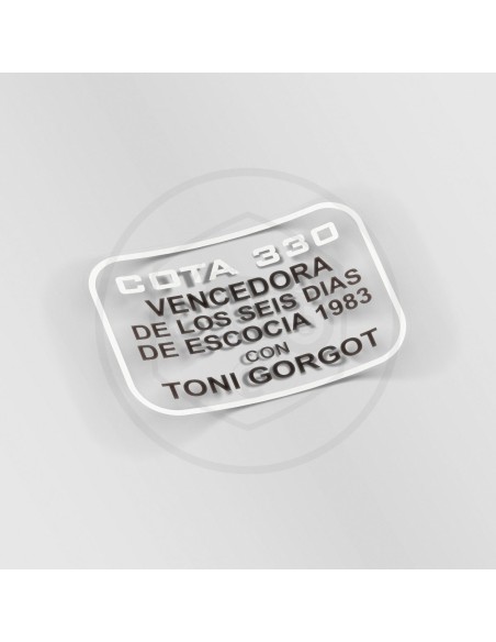 Anagrama adhesiu Cota 330 vencedora sis dies 1983 ref.6120460105