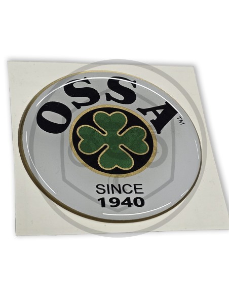 Ossa Tank Emblem, Embossed, 58mm, Ref. OS00805