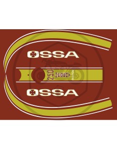 Kit anagramas adhesivos Ossa Phantom desert 250 ref.OS00501