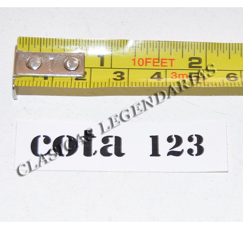 Anagrama montesa cota 123 blanco Ref 1155