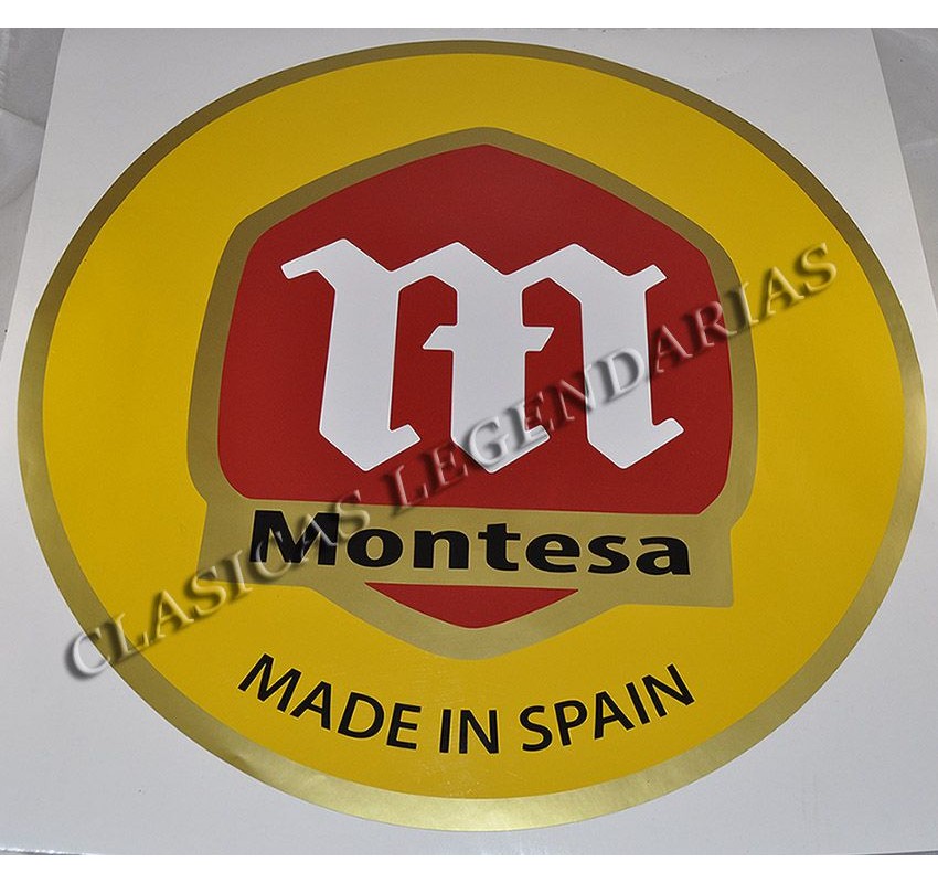 Vinilo Pared Logo Montesa 58 cm Color ref.0080160