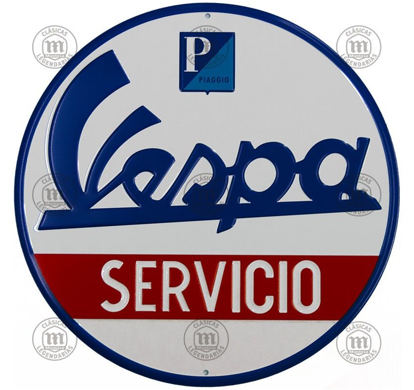 Placa Decorativa servicio Vespa ref.1110