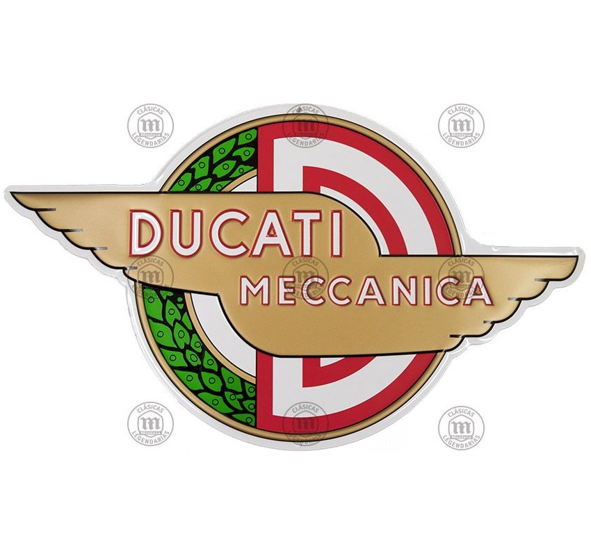 Placa Decorativa Ducati Meccanica ref.11071